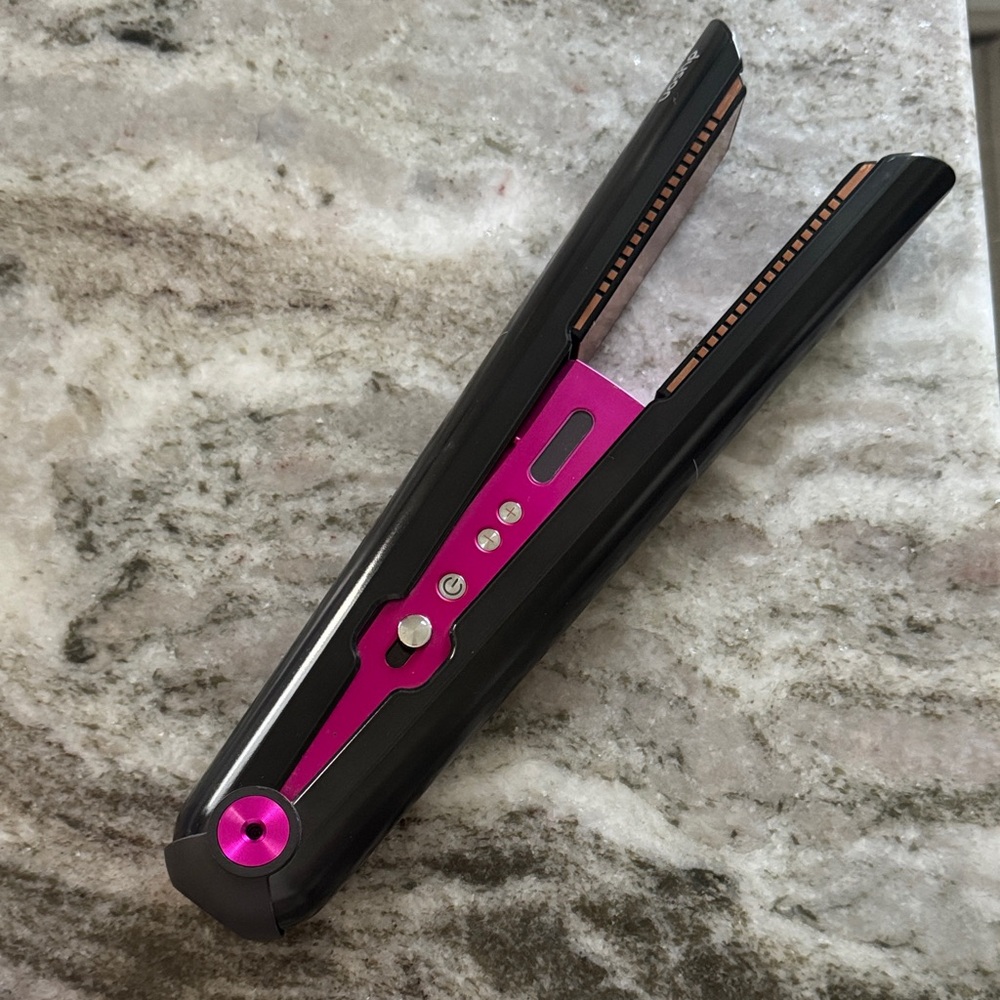 Dyson Black and Magenta Hair Straightener BROKEN - only for parts
